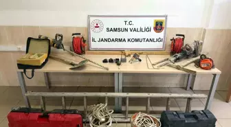 Samsun'da Kaçak Kazı Yapan 6 Kişi Yakalandı