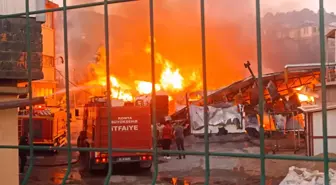 Beyşehir'deki Silah Fabrikasında Yangın Kontrol Altına Alındı
