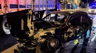 Antalya'da Tır ile Otomobil Çarpıştı: 1 Ağır Yaralı
