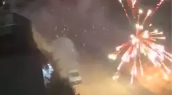 İnegöl'de Havai Fişek Yangına Neden Oldu