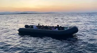 Didim açıklarında 20 düzensiz göçmen kurtarıldı