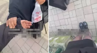 Çarşaflı bir kadın, etek giyen genç kız ile tartıştı: Evin nerede, gel gidelim