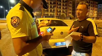 Aksaray'da Alkollü Araç Kullanan Sürücüden Polis Memurlarına Beddua