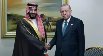 Cumhurbaşkanı Erdoğan, Suudi Arabistan Veliaht Prensi Selman ile görüştü