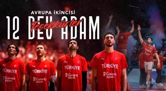 Emine Erdoğan, Avrupa ikincisi olan A Milli Erkek Basketbol Takımı'nı tebrik etti