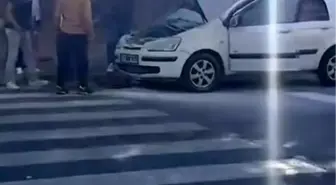 Esenyurt'ta Park Halindeki Araç Yangın Çıkardı