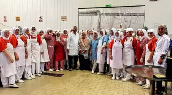 Gülgün Feyman, Kardelen Kestane Şekeri'nin Üretim Tesisini Ziyaret Etti