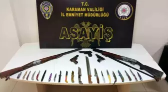 Karaman'da Uyuşturucu ve Silah Operasyonu: 13 Şahıs Tutuklandı