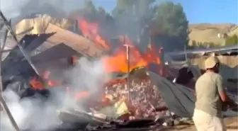 Erzincan'da Samanlık Yangını: Can Kaybı Olmadı