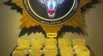 Malatya'da Uyuşturucu Operasyonu: 12 Kilo Esrar Ele Geçirildi