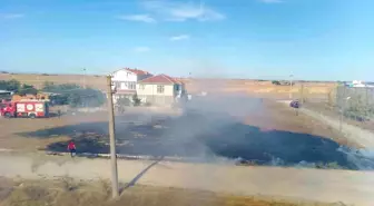 Tekirdağ'da Otluk Alanda Yangın Çıktı
