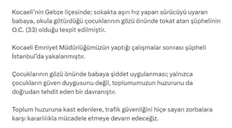 Bakan Yerlikaya: Babaya Tokat Atan Şüpheli Yakalandı
