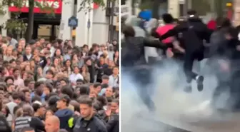 3000 kişinin katıldığı ücretsiz tavuk etkinliği kaosa dönüştü, polis biber gazı ile müdahale etti