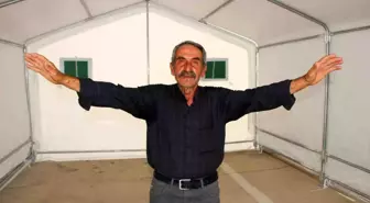 Amasya'da Çobanlara Güneş Enerjili Çadır Desteği