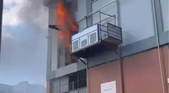 Başakşehir'de sanayi sitesinde yangın -1
