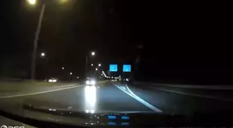 Yenişehir-Bursa Yolu'nda Ters Yönde İlerleyen Araç Tehlike Yarattı