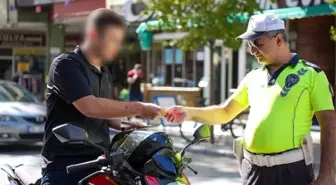Isparta'da Motosiklet Denetimleri: 80 Sürücüye Ceza