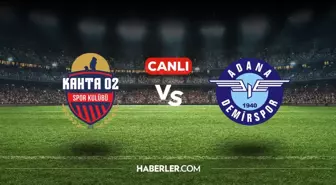 Kahta 02 Spor Adana Demirspor CANLI nereden izlenir? Kahta 02 Spor Adana Demirspor maçı hangi kanalda, nasıl izlenir?