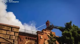 Rusya, Harkov'daki Üniversiteyi İHA ile Vurdu: 2 Yaralı