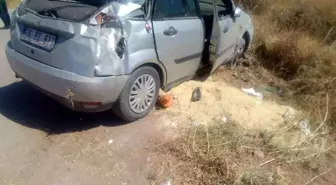 Afyonkarahisar'da Otomobil Devrildi: 4 Yaralı