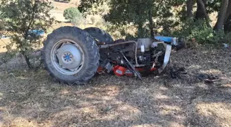 Eğimli Arazide Takla Atan Traktör Sürücüsünü Canından Etti