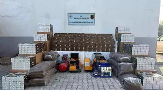 Antalya'da Kaçak Tütün Operasyonu: 1 Milyon Doldurulmuş Makaron Ele Geçirildi