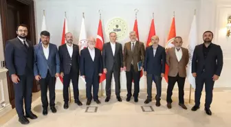 İçişleri Bakanı Yerlikaya, ANFİDAP Heyetini Kabul Etti