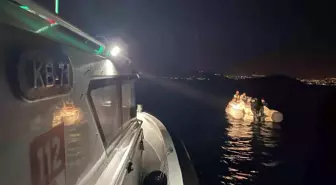 Bodrum'da Denizde Sürüklenen 20 Göçmen Kurtarıldı