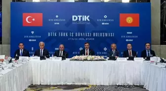 Cevdet Yılmaz, Kırgızistan'daki Türk İş Dünyası Buluşması'nda Ekonomik İlişkileri Vurguladı