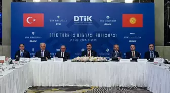 Cevdet Yılmaz, Kırgızistan'da Türk İş Dünyası Buluşması'na Katıldı