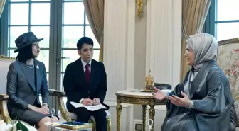 Emine Erdoğan, Japonya Altes Prensesi Akiko Mikasa ile bir araya geldi