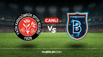 Fatih Karagümrük Başakşehir CANLI izle! (ŞİFRESİZ) Fatih Karagümrük Başakşehir maçı hangi kanalda, nasıl izlenir?