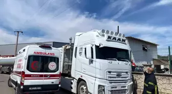 Kocaeli'de Kamyon Sürücüsü Elektrik Akımına Kapıldı