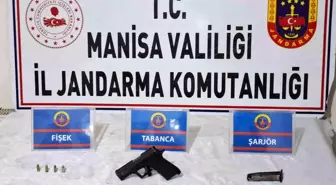 Manisa'da Ruhsatsız Tabanca Ele Geçirildi