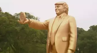 Trump'ın Bitcoin Heykeli Kongre Binası'nda Sergileniyor