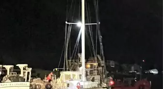 Çanakkale Boğazı'nda Makine Arızası Yapan Tekne Kurtarıldı