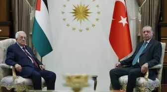 Cumhurbaşkanı Erdoğan, Filistin Devlet Başkanı Abbas'ı kabul etti
