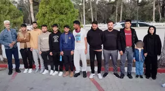 Edirne'de 12 Düzensiz Göçmen Yakalandı, Sürücü Tutuklandı