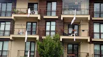 Bolu'da Kartalkaya Yangını İçin Beyaz Çarşaflı Anma