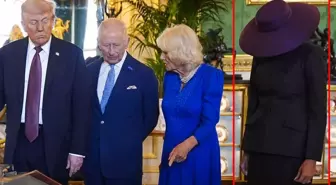 Kraliyet törenine Melania Trump'ın mor şapkalı tarzı damga vurdu