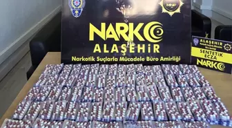 Manisa'da Uyuşturucu Operasyonu: 4 Bin 191 Sentetik Hap Ele Geçirildi