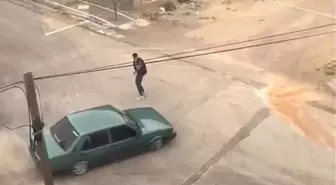 Merzifon'da sokakta otomobiliyle drift atan sürücüye 46 bin TL ceza