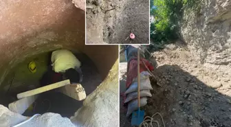 Rüyasında define gören kadın oğluyla birlikte tünel kazarken yakalandı