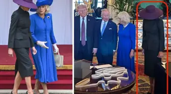 Kraliyet törenine damgasını vurdu! First Lady'yi tanıyabilene aşk olsun