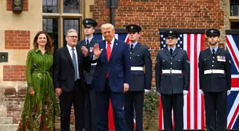 Trump ve Starmer, Chequers'ta Görüştü