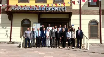 Ankara Kent Konseyi Başkanı Yılmaz, AHİD Genel Başkanı Yaman'ı Ziyaret Etti