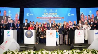 Bakan Kurum, Depremzedelere Yeni Evlerin Temelini Attı