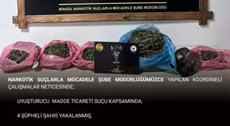 Bingöl'de Uyuşturucu Operasyonu: 1 Kilo 782 Gram Esrar Ele Geçirildi