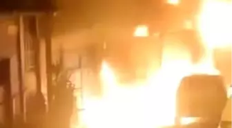 Kocaeli'de Oto Tamirhanesinde Yangın ve Patlama