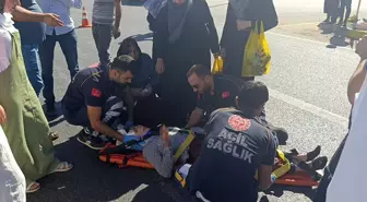 Gaziantep'te Yaya, Otomobilin Çarpması Sonucu Yaralandı